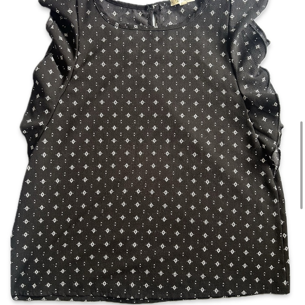 Stylish Black and White Women's Blouse
